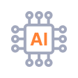 Graphic: Computer chip with orange AI text.