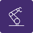 Robotic arm icon.