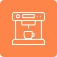 Coffee machine icon.