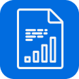 Document icon displaying a bar chart and text.