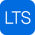 LTS logo on blue background.