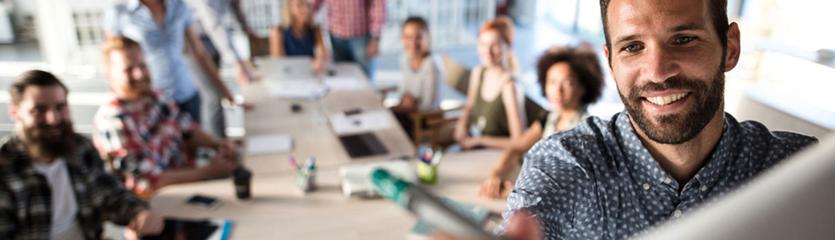 Group of office workers
