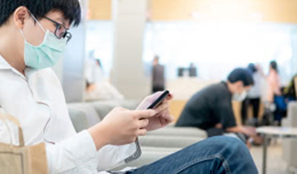 Main sitting with mask