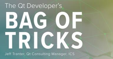 Graphic: The Qt Developer's Bag of Tricks, by Jeff Tranter.