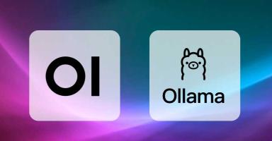 Two app icons: "OI" logo and "Ollama" logo with a llama head.